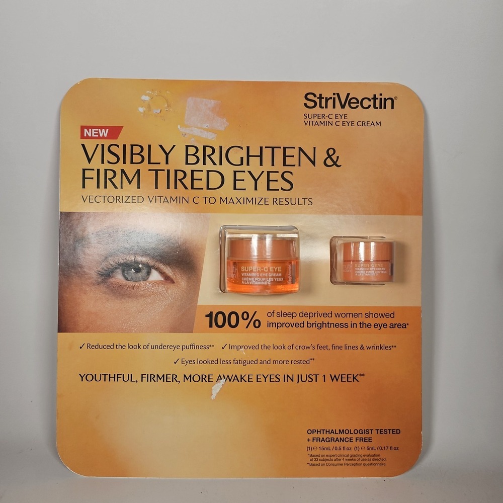 StriVectin Super-C Eye Vitamin 0.5 and C Eye Cream 0.17 Fl Oz NewSealed